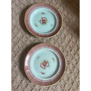 2 Calyx Ware Adams Dessert Plates